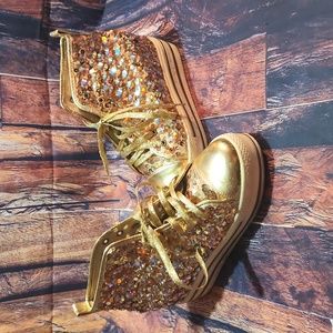 Helen's Heart Platform Sneakers